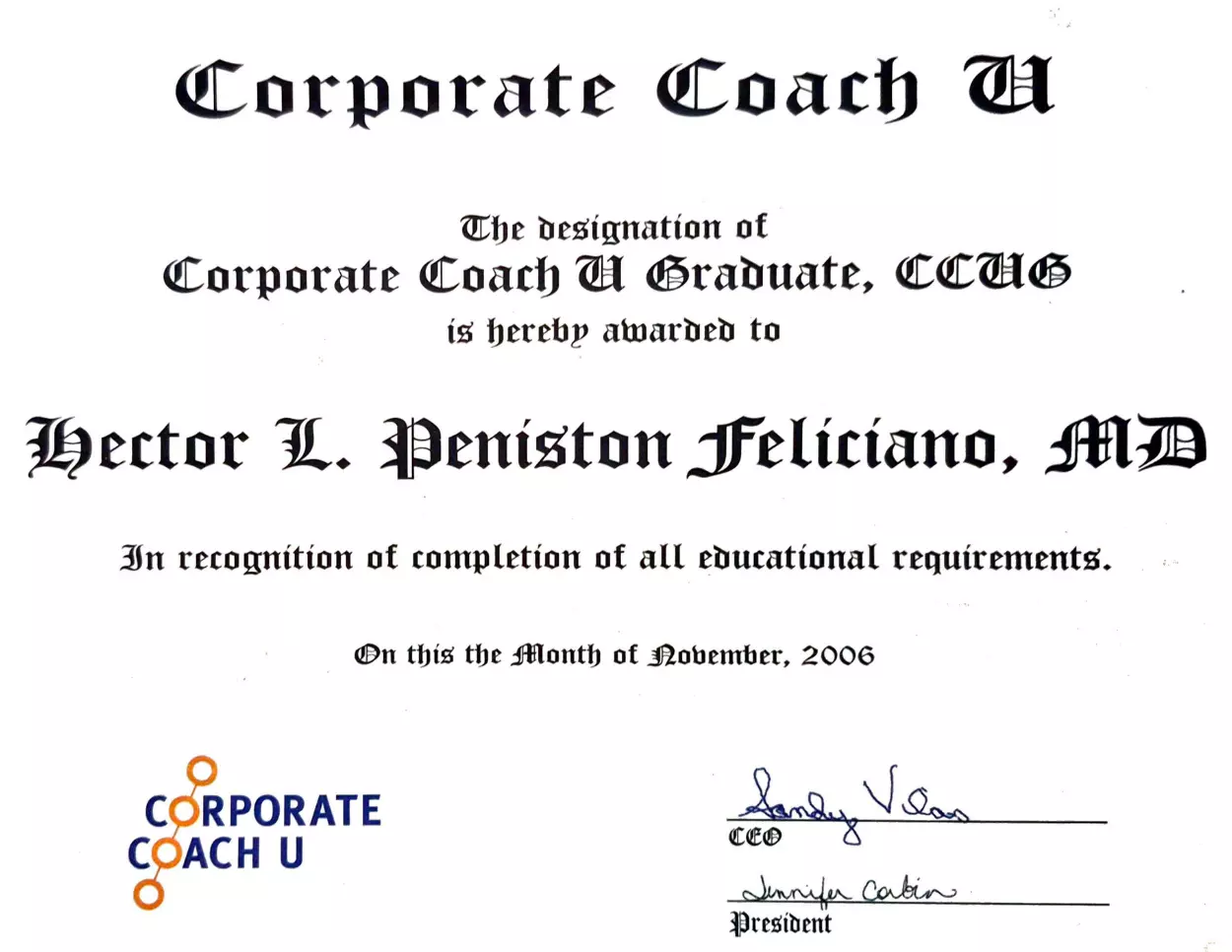Corporate Coach
